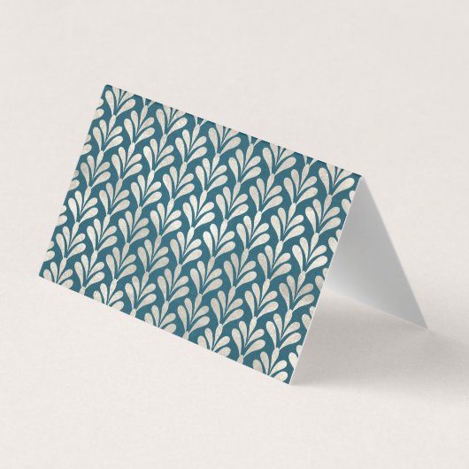 Alphonse Mucha Moonlight Clair De Lune Art Nouveau Visitenkarten (Rückseite)