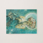 Alphonse Mucha Moonlight Clair De Lune Art Puzzle (Horizontal)