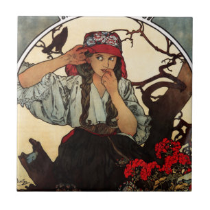 Alphonse Mucha Moravischer Lehrergesangverein Flie Fliese