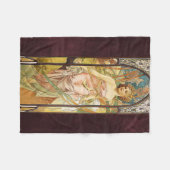 Alphonse Mucha, Morgenerwachen Fleecedecke (Vorderseite (Horizontal))