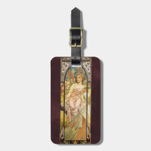 Alphonse Mucha, Morgenerwachen Gepäckanhänger