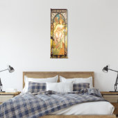 Alphonse Mucha, Morgenerwachen Leinwanddruck (Insitu (Schlafzimmer))