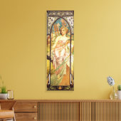 Alphonse Mucha, Morgenerwachen Leinwanddruck (Insitu (Wohnzimmer))