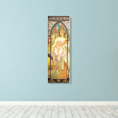 Alphonse Mucha, Morgenerwachen Leinwanddruck (Insitu (Holzboden))