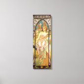 Alphonse Mucha, Morgenerwachen Leinwanddruck (Vorderseite)