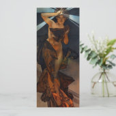 Alphonse Mucha Morning Star Einladungen (Stehend Vorderseite)