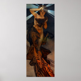 Alphonse Mucha Morning Star Poster