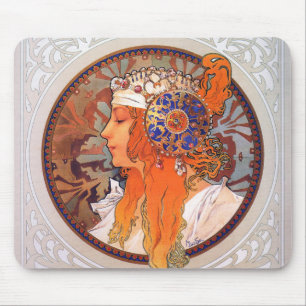 Alphonse Mucha Mousepad