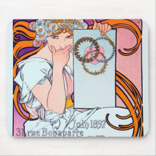 Alphonse Mucha Mousepad