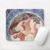 Alphonse Mucha Mousepad (Mit Mouse)