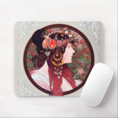 Alphonse Mucha Mousepad (Mit Mouse)