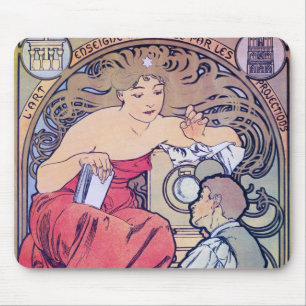 Alphonse Mucha Mousepad