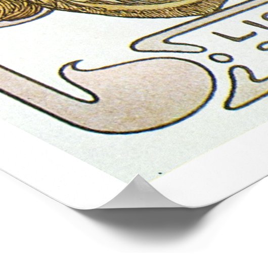 Alphonse Mucha. Nectar, 1899 Poster (Ecke)