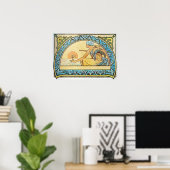 Alphonse Mucha. Nenbergar/Wasserlilie, 1898 Poster (Heimbüro)