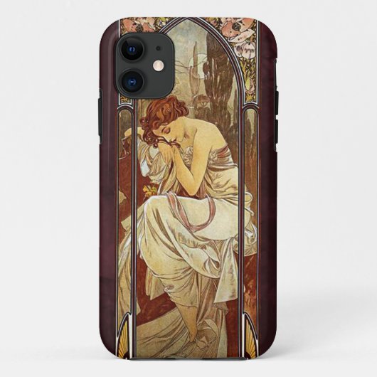 Alphonse Mucha, Night's Erholung Case-Mate iPhone Hülle (Rückseite)
