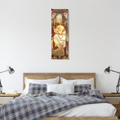 Alphonse Mucha, Night's Erholung Leinwanddruck (Insitu (Schlafzimmer))