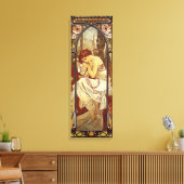 Alphonse Mucha, Night's Erholung Leinwanddruck (Insitu (Wohnzimmer))