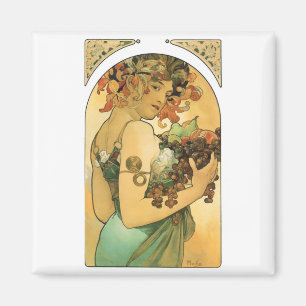 Alphonse Mucha ~ Obst. 1897 Magnet