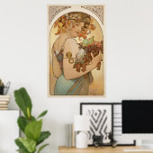Alphonse Mucha - Obst - Drucken Poster (Heimbüro)
