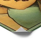 Alphonse Mucha Obstmalerei an der Grenze Poster (Ecke)