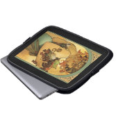 Alphonse Mucha Obstmalerei Laptopschutzhülle (Vorne Knopf)