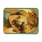 Alphonse Mucha Obstmalerei Magnet (Horizontal)