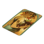 Alphonse Mucha Obstmalerei Magnet (Linke Seite)