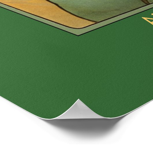 Alphonse Mucha Obstmalerei Poster (Ecke)