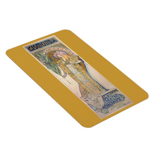 Alphonse Mucha Painting Magnet (Rechte Seite)