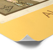 Alphonse Mucha Painting Poster (Ecke)