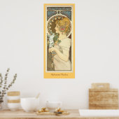 Alphonse Mucha Painting Poster (Küche)