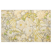 Alphonse Mucha - Päonien Stoff (Yard (91,4 cm))