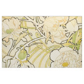Alphonse Mucha - Päonien Stoff (Fat Quarter (45,7 x 55,9 cm))