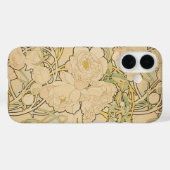 Alphonse Mucha Peonies Peony Rose Fawn 1897 Case-Mate iPhone Hülle (Rückseite (Horizontal))