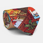 Alphonse Mucha Pfau Kunst Krawatte (Gerollt)