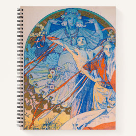 Alphonse Mucha Plakat für das Sokol Festival (1926 Notizblock