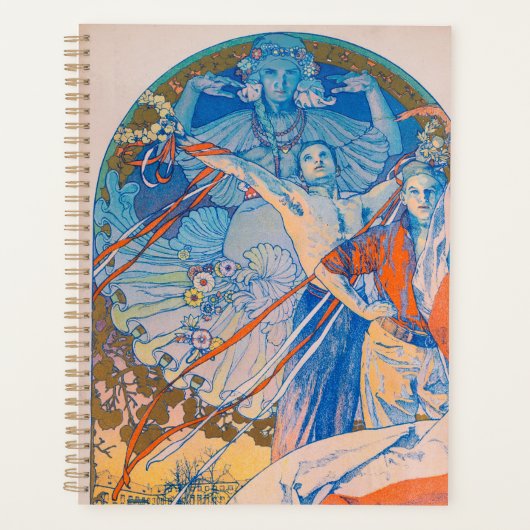 Alphonse Mucha Plakat für das Sokol Festival (1926 Planer (Vorderseite)