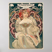 Alphonse Mucha Poster (Vorne)