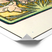 Alphonse Mucha Poster (Ecke)