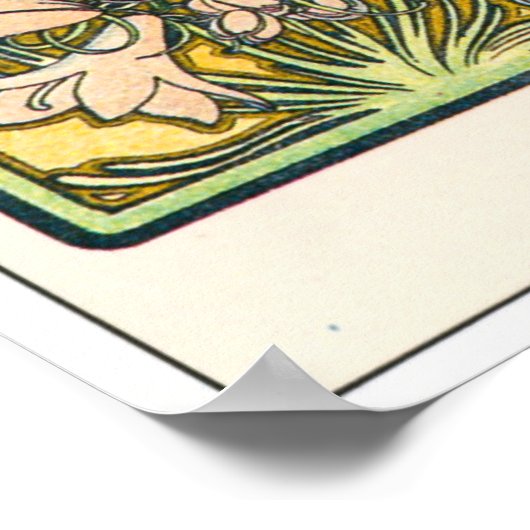 Alphonse Mucha Poster (Ecke)