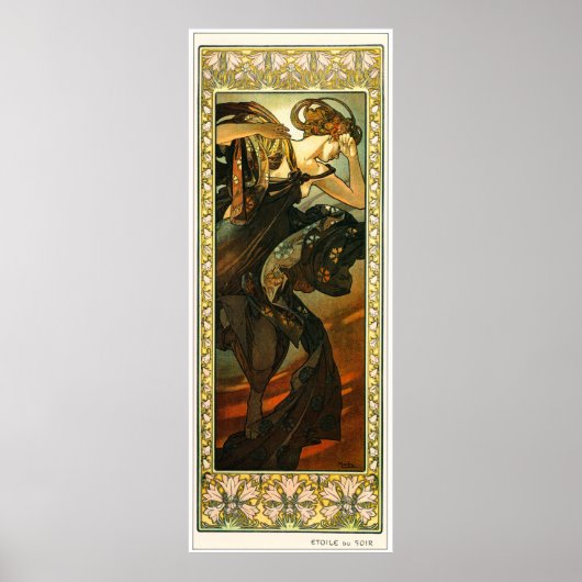 Alphonse Mucha Poster (Vorne)