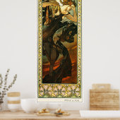 Alphonse Mucha Poster (Küche)