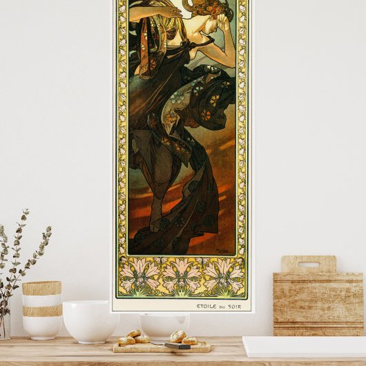 Alphonse Mucha Poster (Küche)
