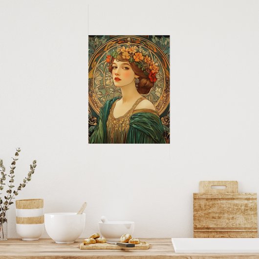 Alphonse Mucha Poster (Küche)