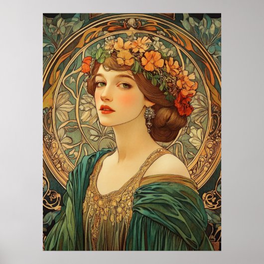 Alphonse Mucha Poster (Vorne)