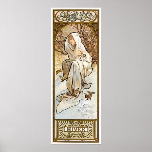 Alphonse Mucha Poster (Vorne)