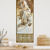 Alphonse Mucha Poster (Küche)