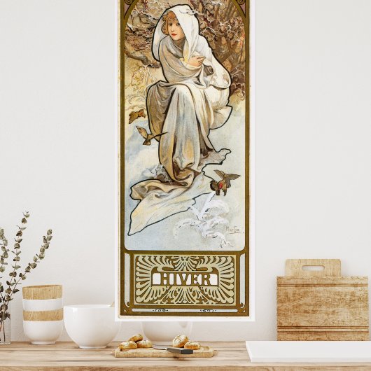 Alphonse Mucha Poster (Küche)