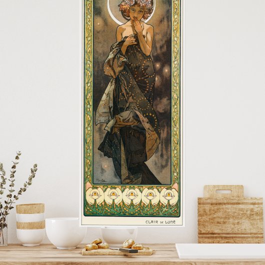 Alphonse Mucha Poster (Küche)