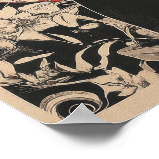 Alphonse Mucha Poster (Ecke)